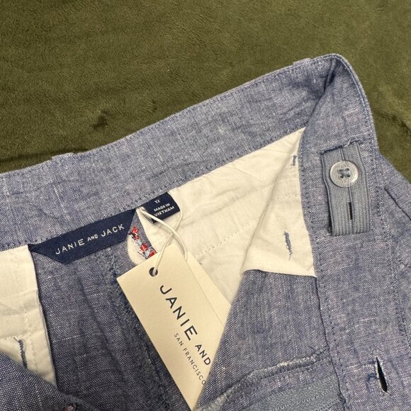 Janie and Jack Embroidered Sailboat Shorts - Size 12 - Picture 6 of 6